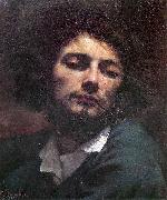 Gustave Courbet, Self portrait with pipe.